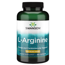 Swanson Amino Acid L-Arginine 500 Milligrams 200 Capsules