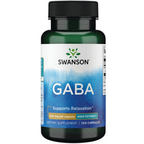 Swanson Amino Acid GABA 500 Milligrams 100 Capsules