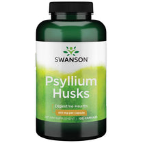 Swanson Psyllium Husk Dietary Fiber Supplement 610 mg 100 Capsules