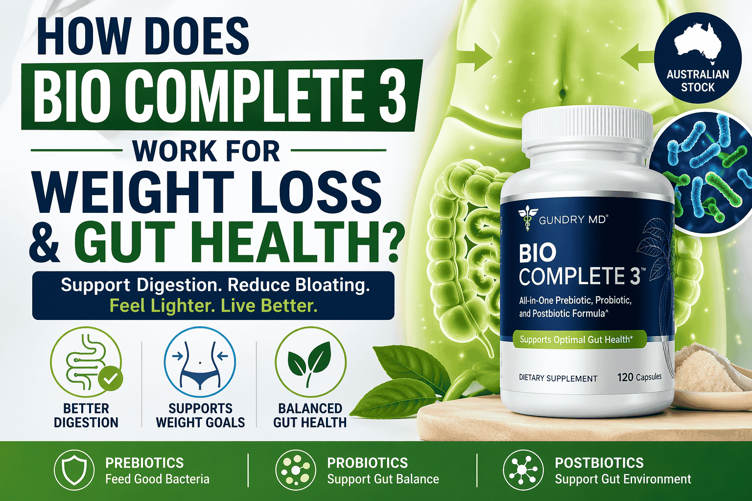 How Does Bio Complete 3 Work for Weight Loss and Gut Health in Australia?