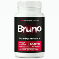 Bruno Men Pills - Powerful Formula to Support Lasting Energy, Performance, and Stamina, Made with Premium & Natural Ingredients, Official Male Capsules for Daily Use (60 Capsules)