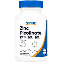 Nutricost Zinc Picolinate 50mg 120 Capsules