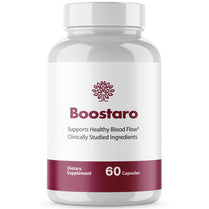 Boostaro, Boostaro Pills Advanced Formula Supplement - Boostaroo Healthy Blood Flow Support Capsules, Maximum Strength Blood Flow Support Formula, 30 Day Supply (60 Capsules)