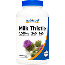 Nutricost Milk Thistle 1,000mg Equivalent, 240 Capsules - 250mg of 4:1 Extract - Vegan, Non-GMO and Gluten Free