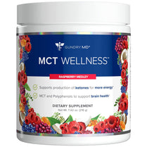 Gundry MD MCT Wellness Powder to Support Energy, Ketone Production and Brain Health, Keto Friendly, Sugar Free