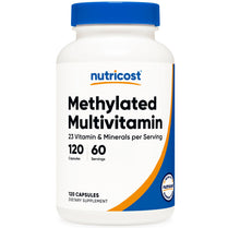 Nutricost Methylated Multivitamin 120 Capsules, 60 Servings - 23 Vitamin & Minerals Per Servin