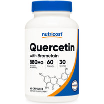 Nutricost Quercetin With Bromelain 880mg 60 Capsule