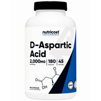 Nutricost D-Aspartic Acid DAA 2000mg Muscle Booster 180 Capsules