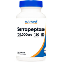 Nutricost Serrapeptase 120,000 SPU Max Potency 120 Capsules