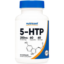 Nutricost 5-HTP 200mg, 60 Vegetarian Capsules (5-Hydroxytryptophan) - Non-GMO & Gluten Free