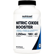 Nutricost Nitric Oxide NO2 Boost 2250mg 180 Capsules