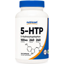 Nutricost 5-HTP 100mg , 240 Vegetarian Capsules (5-Hydroxytryptophan) - Non-GMO & Gluten Free