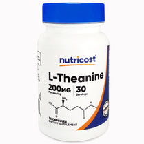 Nutricost L-Theanine 200mg 30 Capsules DOUBLE STRENGTH