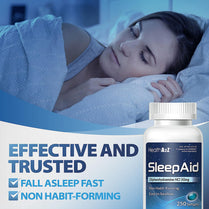 HealthA2Z Sleep Aid Diphenhydramine MEGA VALUE 50mg 250 Softgels Australia