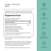 Quality of Life Labsq Kinoko Platinum AHCC, 750 mg, 60 Veggie Caps QLL-00337