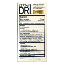 Certain Dri Prescription Driclor Antiperspirant Roll Deodorant Clinical 35.5Ml