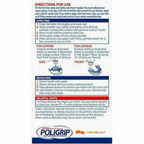 Super Poligrip Extra Strength Denture Adhesive Powder 45g ZINC FREE